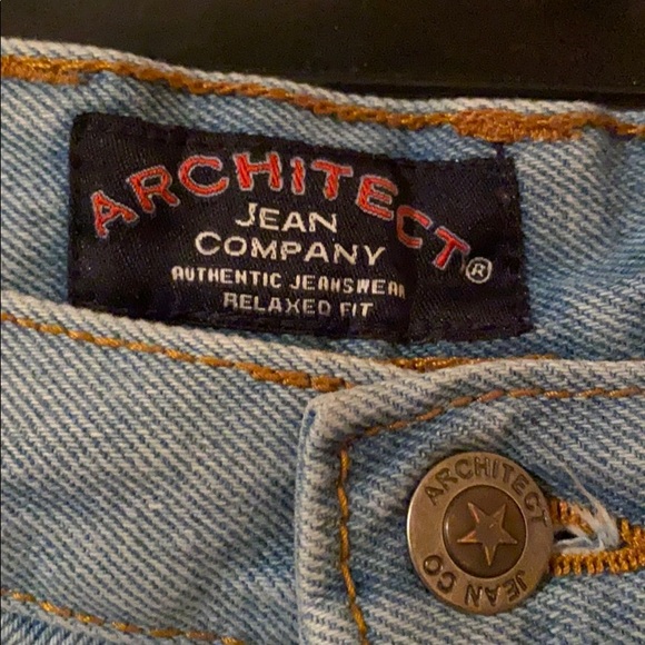 Distressed Denim Blue Jeans - Picture 4 of 5